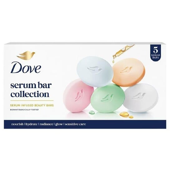 Buy Dove Serum Bar Collection Soap Pack of 5 (125 g each) Online at Best Prices in India - JioMart
