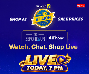 Click to enlarge Watch live & get a chance to win an iPhone every 5 mins for ₹999. Today @7PM