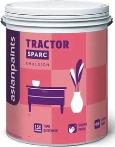 Asian Paints 1 tractor sparc emulsion white Emulsion Wall Paint (10 L)