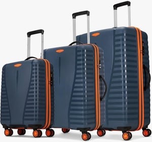 Aristocrat Airpro Max Set of 3 (S+M+L) Trolley Bags, Spanish Blue
8-Wheels, Polypropylene Case, Spacious, Combination Lock, Sturdy Zipper, Lightweight Travel Luggage, 3-Year Global Warranty
