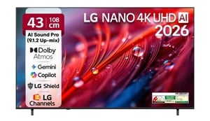 LG 108 cm (43 inch) Ultra HD (4K) LED Smart WebOS TV 2026 Edition