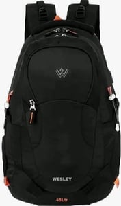 Wesley Spartan 45 Ltr Unisex trekking Rucksack Travel Backpack with Raincover and Internal Organiser
