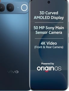 vivo S2 5G (Sapphire Blue, 8GB RAM, 128GB Storage) | 50MP Sony Camera | 4K Video | 7050 mAh Battery | 3D Curved AMOLED Display | MTK D-7360 Turbo Processor with No Cost EMI/Additional Exchange Offers