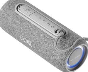 boAt Stone 350 Pro Plus 16W Signature Sound, Up to 8 Hours Playtime, IPX5 Resistance, Type-C Charging, TWS for 2X Power, Built-in Mic, Voice Assistant Wireless Bluetooth Speaker (Titanium Grey)