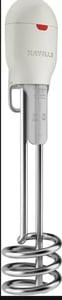 Havells Zeta 1500 watt Immersion Heater | ISI Mark Heavy Duty 3 Pin Moulded Plug, Touch Protection Cover | Waterproof, Heating Indicator, Nickel Plating, Warranty: 2 Year comprehensive |(Gre...