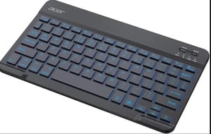 Acer Nano Pad Slim Wireless Backlit Keyboard | Bluetooth 5.0 | Multi-Device Support | RGB Backlit Keys with Color Switch & Brightness Control | 420mAh Battery | Win, Android, iOS & Mac