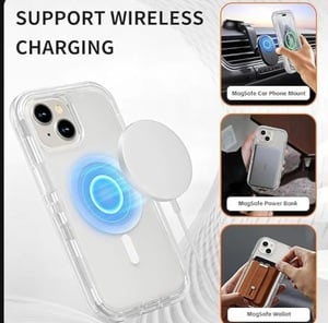 Bathone Back Cover for iPhone 16 | Compatible with MagSafe | Premium Polycarb…