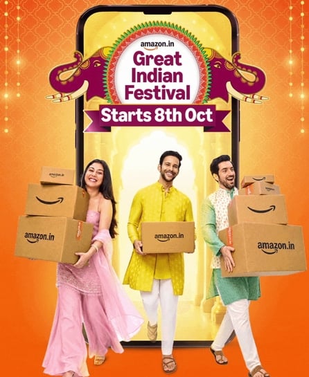 Upcoming-(Starts 8th October) Amazon Great indian festival sale 2026 +10% instant discount on Sbi cards