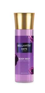 Bella Vita Luxury Date Women Body Spray Mist Perfume for Refreshing Floral & Vanilla Long Lasting Fragrance with Pink Pepper and Red Fruits, 150 ml