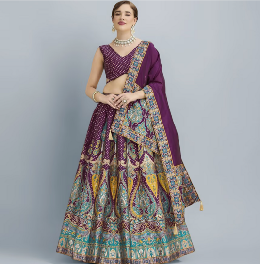 UPTO 89% off on Purvaja Lehenga choli set