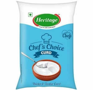 Heritage Chefs Choice Double Toned Milk Curd Pouch 850 g