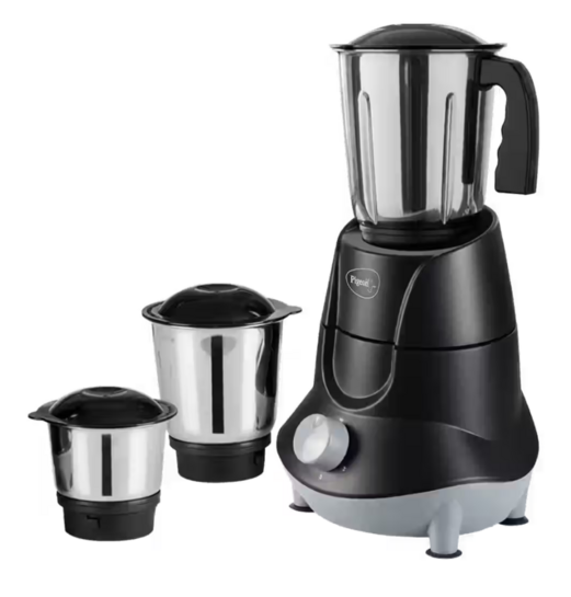 Pigeon InstaMix Mixer Grinder, 500W, 3 Jars-Black