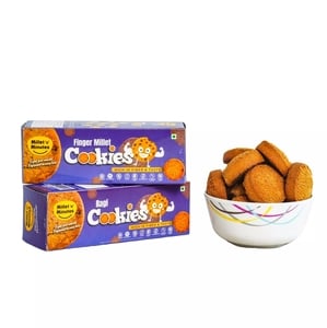 Millet n minutes finger millet cookies 100 gm pack