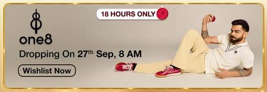 Ajio -one8: 18 hours Only. Dropping On 27th Sep, 8 AM