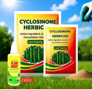 Cyclosinone herbicide granular weed killer