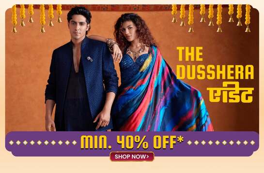 Ajio: DUSSHERA EDIT: Clothing, Footwear & more up to 90% off