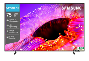 Click to enlarge Samsung 75 inch (189cm) Crystal UHD 4K Vision AI 2026 Smart TV | 4K Upscaling | HDR10+ | Voice Assistance Remote | 150+ Channels | 7 Years OS Upgrade | UA75UE85AHULXL