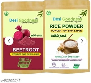 Desi Goodness - Fairness Face Pack for All Skin Type (Pack of 2)