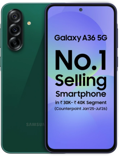 Click to enlarge Samsung Galaxy A36 5G (Dark Green, 128 GB) (8 GB RAM