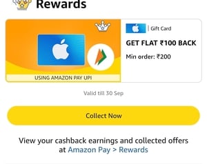 Flat 50% Cashback On Apple Gift Card
