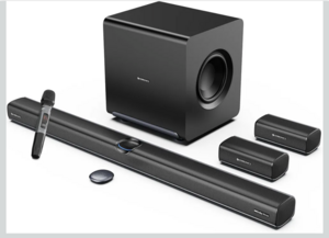 ZEBRONICS Juke Bar 11000 Soundbar, 1610W RMS, 11.2.4 Ch, Dolby Atmos, DTS:X
11 High-Performance Drivers, Auracast, Wireless Dual-Driver Subwoofer & Rear Satellites, BT v5.3, HDMI eARC, Optical, UHF Mic