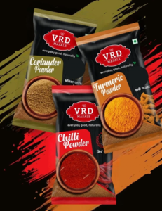 VRD TRIO PACK - Haldi, Dhania, Mirch Powder 50GM each