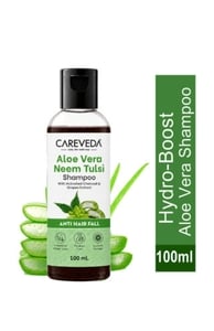 Click to enlarge Aloe vera neem tulsi shampoo with charcoal grapes , scalp nourishment hair care 100 ml