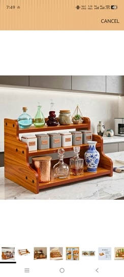 Storage Containers Holder for Kitchen available at 83% off on Amazon