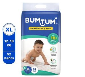 Bum tum Superlock Dry Pant Diapers - XL