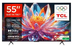 TCL 139 cm (55 inches) 4K Ultra HD Smart QLED Google TV