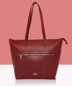 Lavie Women Maroon Tote bag
