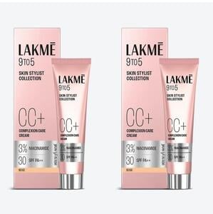 Lakme 9 to 5 Complexion Care Face Cream Foundation - Pack of 2