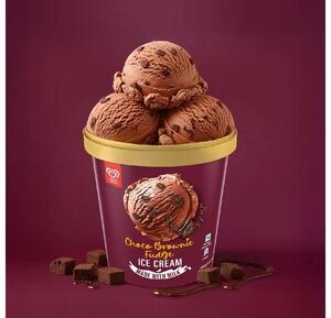 Kwality Wall's Choco Brownie Fudge Ice cream Tub