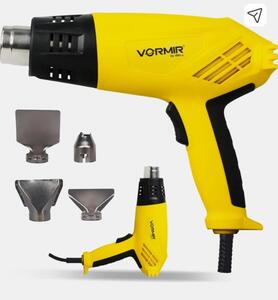 iBell  2000W Heavy Duty Heat Gun,Dual Temp 50°C/600°C,Hot Air Blower, 2000 W Heat Gun