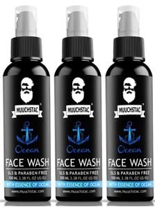 Muuchstac Ocean for Men, Anti Acne & Pimple, Skin Brightening, All Skin Types Face Wash