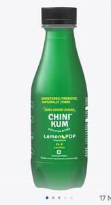 CHINI KUM Lemon POP(Zero Sugar, Prebiotic, No Preservative, Natural Color)  160 ml