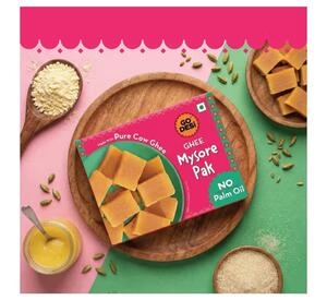 GO DESi Ghee Mysore Pak | Pure Cow Ghee | No Palm Oil | Sweets