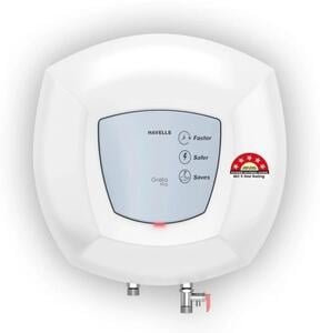 Havells 10 L Storage Water Geyser (Greta Pro 10, White, Blue)