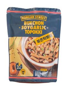 (imported )Korean Street Bukchon Soygarlic Toppoki RRP , 163 gram