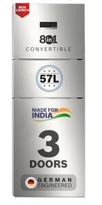 Bosch 302L, 3 Star, MaxFlex Convert Frost Free Triple Door Refrigerator
