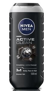 Nivea Active Clean Charcoal Body Wash
