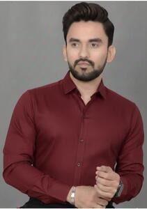 Metronaut Men Slim Fit Solid Spread Collar Casual Shirt