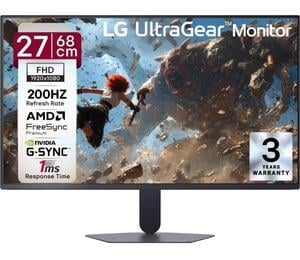 LG UltraGear 68.0 cm (27 inches) Full HD IPS Panel Gaming Monitor (27G523B-B)