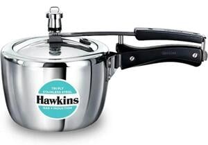 Hawkins Triply (HSST25) 2.5 L Induction Bottom Pressure Cooker