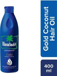 Parchute advance Gold Coconut Hair Oil, Made with Pure Coconut Oil, Vitamin E Hair Oil