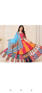 Click to enlarge Take a look at this Bandhani, Printed, Leheriya Semi Stitched Lehenga Choli on Flipkart