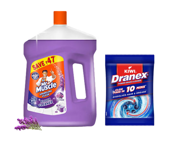 Zepto - Mr. Muscle Kiwi Dranex Drain Cleaner Powder Combo