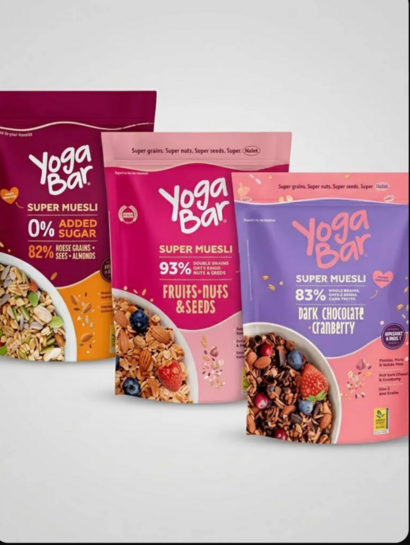 POP UPI - Yogabar Muesli Combo 400g Each Pack of 3