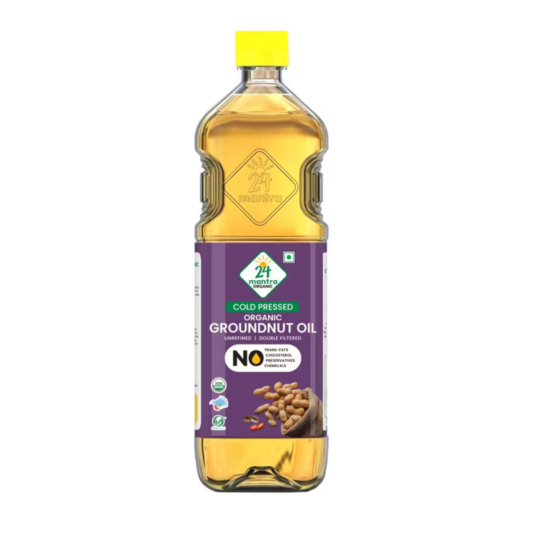 Zepto - 24 Mantra Groundnut (Peanut) Cold Pressed Oil 1L(location specific)