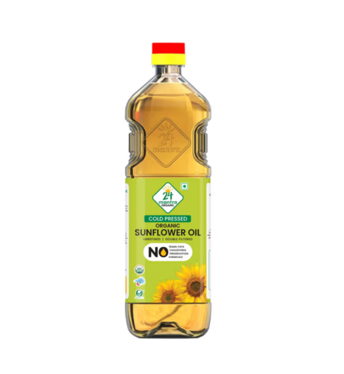 Zepto - 24 Mantra's Sunflower Cold Pressed Oil 1L (location specific)